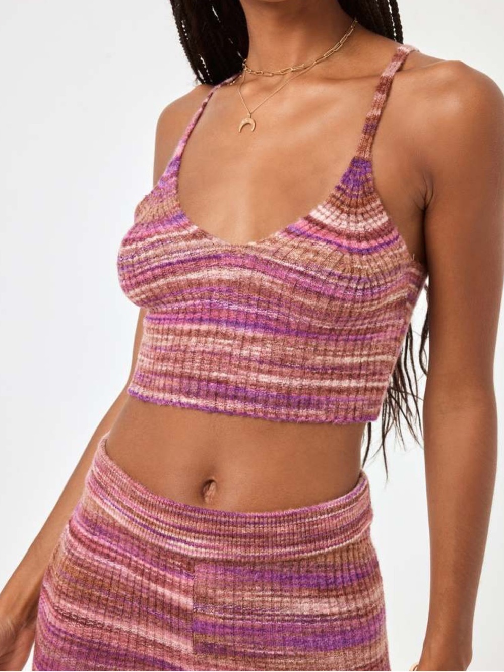 L*Space Demi Top - Sundown Space Dye Soft cami NWT Medium